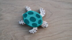 Meeresschildkröte schwimmend
